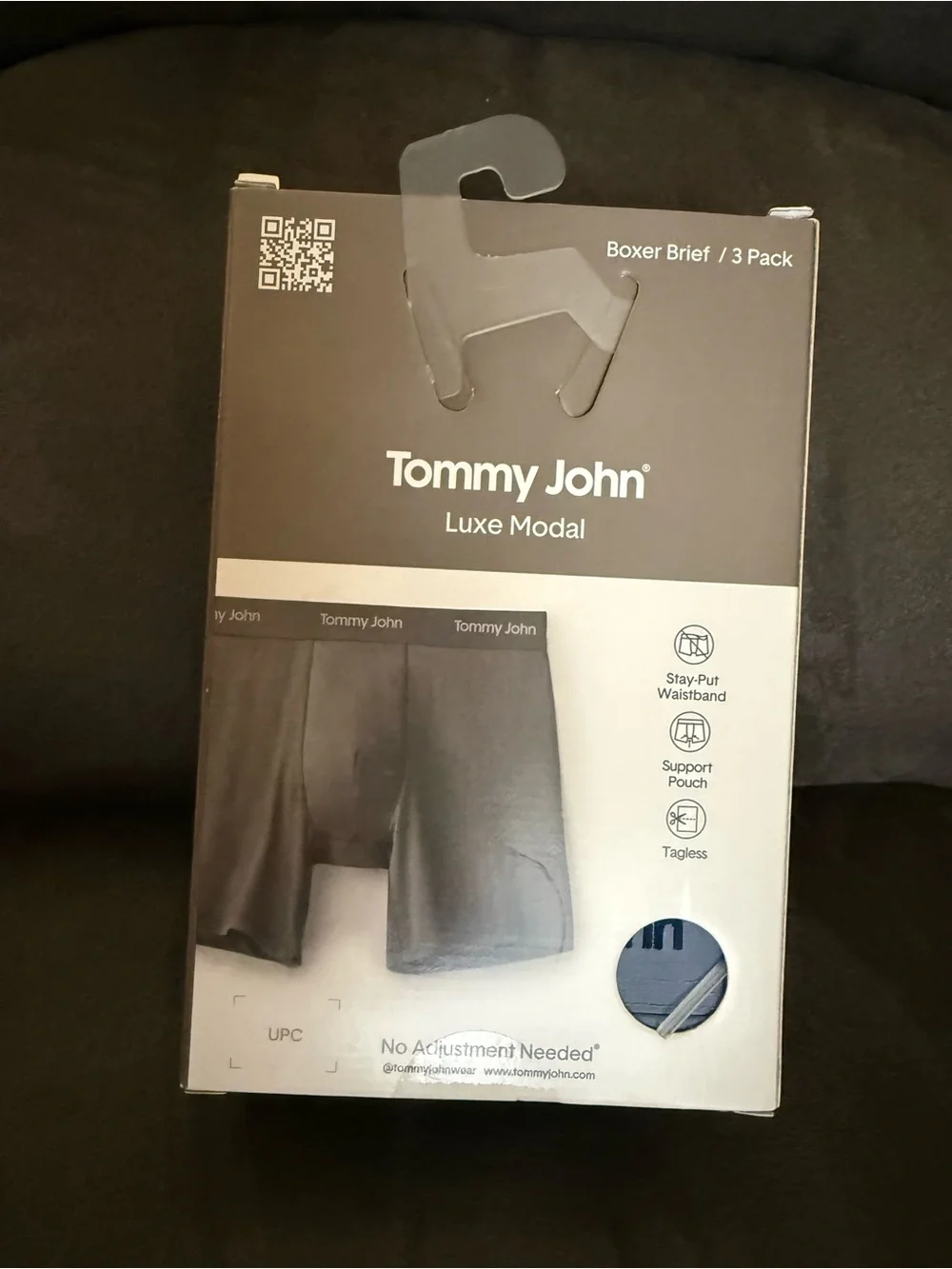 Tommy Hilfiger Luxe Modal 3-Pack Boxer Briefs - Navy/Light Green/Blue